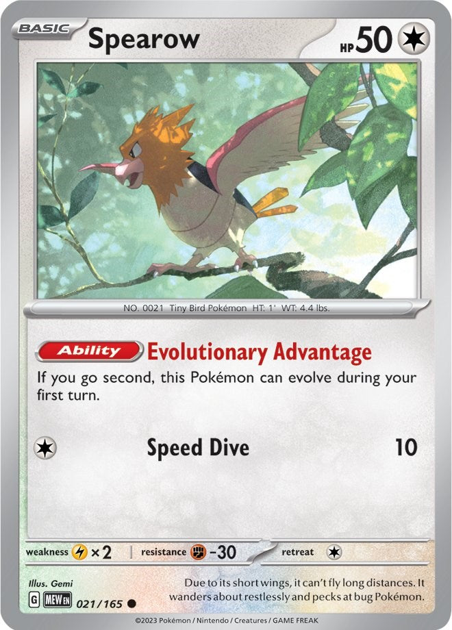 Spearow (021/165) [Scarlet & Violet 151]