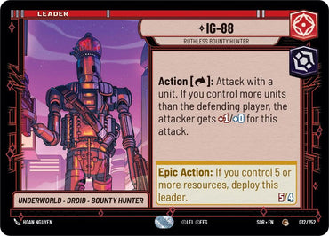 IG-88 - Ruthless Bounty Hunter (012/252) [Spark of Rebellion]