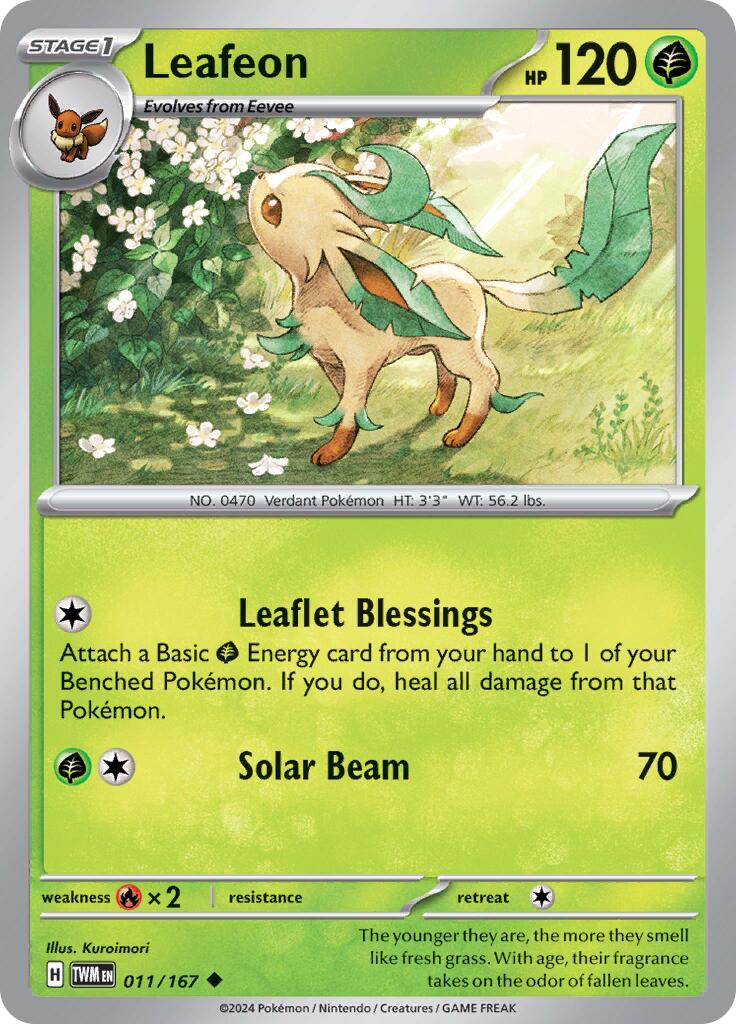 Leafeon (011/167) [Scarlet & Violet: Twilight Masquerade]