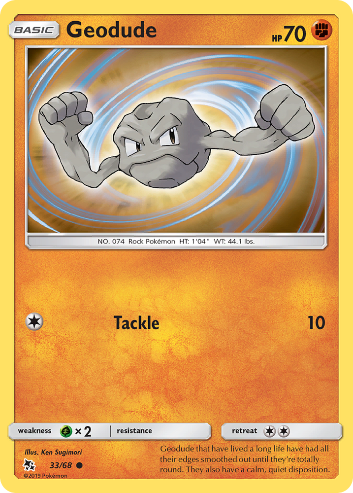 Geodude (33/68) [Sun & Moon: Hidden Fates]