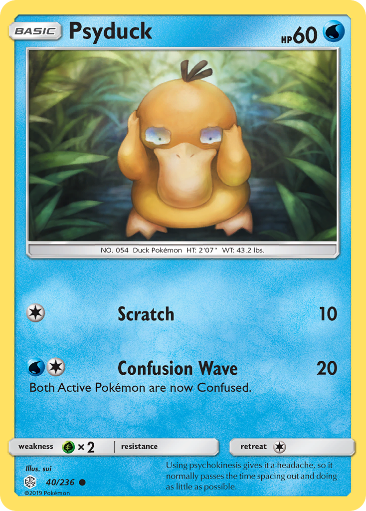 Psyduck (40/236) [Sun & Moon: Cosmic Eclipse]