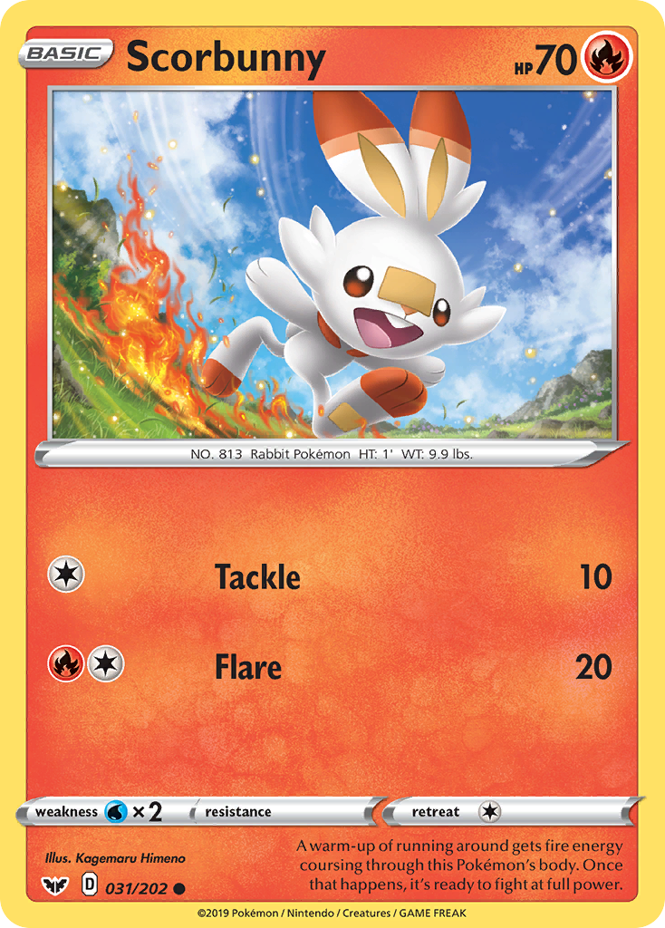 Scorbunny (031/202) [Sword & Shield: Base Set]